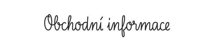 obchodní informace